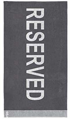 Fashion XXL Strandtuch Saunatuch Strandlaken RESERVED 100 x 180 cm von Seahorse