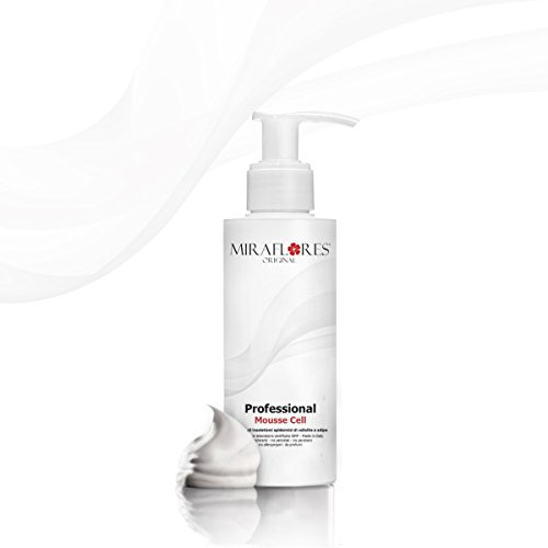 Crème Mousse professionnelle contre la cellulite et les imperfections épidermiques - Contre la rétention d'eau - Réducteur et amincissant - Aux principes actifs - Idéal pour les jambes et les hanches