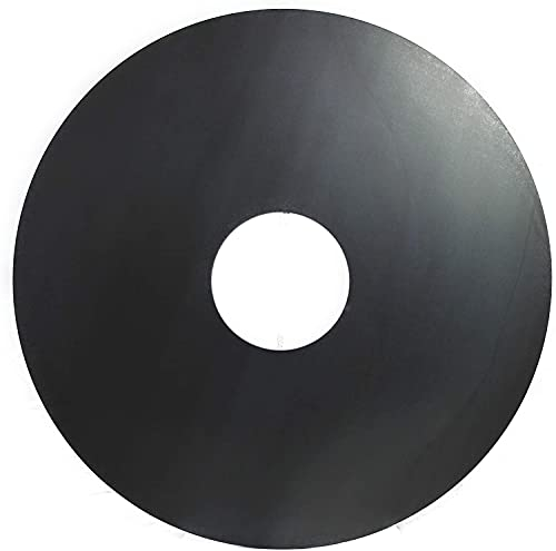 Feuerplatte Komplette Grillfläche 80cm INKL. Grilleinsatz – 6mm Stärke – Grillplatte für Feuertonne & Feuerschale – Plancha Grillring für BBQ & Teppanyaki - Massive Stahlplatte #183