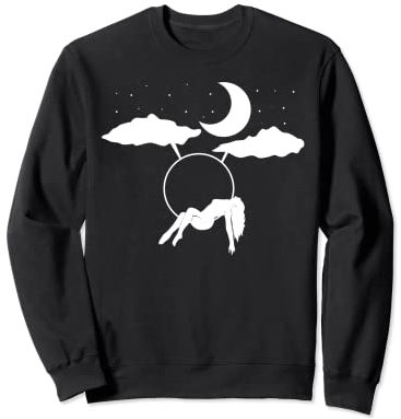 Aerial Yoga Design für Mädchen Aerial Hoop Workout Kleidung Sweatshirt