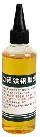 Flussante in alluminio, pasta per saldatura, 9,9 g, sicuro, facile da sciogliere, solubile, multifunzione, multiuso, per brasatura in alluminio, facile da saldare