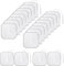 WIGUROE 20PCS TENS Replacement Electrode Pads, Self-Adhesive Electrodes Compatible for TENS Machine 2mm PIN Connector, Reusable Tens Electrode Pads for Electrotherapy (20)