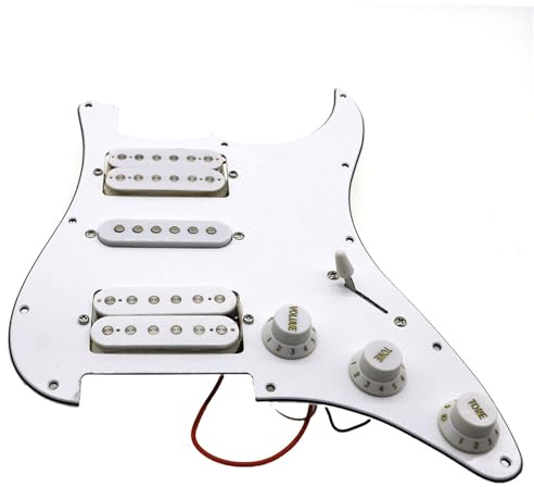 Loaded Pickguard Tonabnehmer Set Schlagbrett Für E-Gitarre, Geeignet Für HSH-Pickup-Schlagbrett Für E-Gitarre