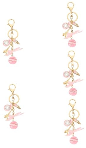 SOIMISS 5pièces Porte-clés Forme De Gâteau Mignonne Accessoire Décoratif Pour Sacs Clés Et Voitures