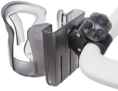 KM-Universal Getränkehalter für Kinderwagen,Fahrrad Becherhalter,2-in-1 Flaschenhalter für Buggy Rollstuhl Fahrrad mit Telefonhalter, 360 Grad Rotation Kaffeehalter,Cup Holder für Buggy Rollator