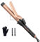 BESTOPE PRO Lockenstab 25mm, Lockenstab Große Locken Antistatischer Tourmalin-Keramik-Welleneisen LCD-Anzeige 120°C-230°C Schnelles Aufheizen Lockenstäbe für Natürliche, Lockere Locken
