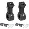 HQTS 2 piezas soporte para faro de motocicleta ajuste de 360 grados, adecuado para barras de protección de 17 a 33 mm, soporte de lámpara adicional para moto