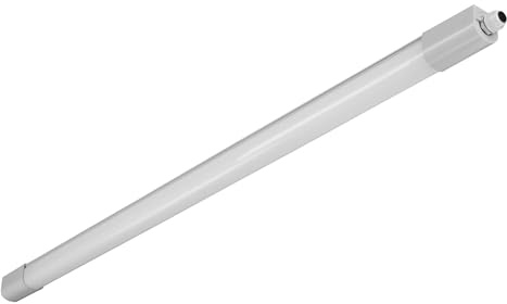 ELG Leuchten LED Feuchtraumleuchte 150cm 50W/33W 4000lm/6000lm umschaltbar | 6500K Leistung IP66 wasserfest, Garagenbeleuchtung Werkstattlampe Kellerleuchte