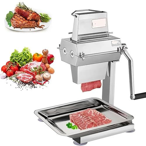 Attendrisseur De Viande Professionnel, Coupe-Viande Robuste, Pince à Steak De Porc, Bœuf, Largeur De Coupe 12,5 Cm, Pour Attendrir Le Bœuf, La Dinde, Le Poulet Et Le Porc.