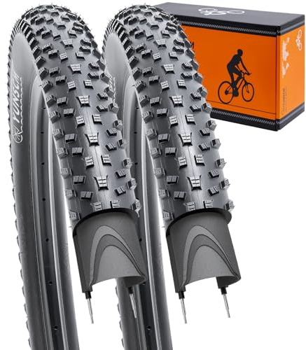 YunSCM 2PCS 60TPI Faltbarer Pannensicher 29 Zoll Reifen 29x2.25 Mantel 57-622 kompatibel Mountainbike City Bikes Rennräder 29x2.125 29x2.25 29x2.30 Fahrradreifen