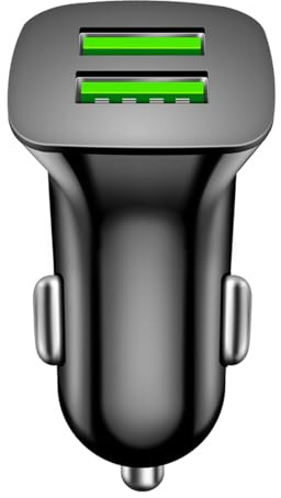 de Voiture 2 Ports – Double Adaptateur de Charge Rapide, Prise d'alimentation compacte pour véhicule, Portable Intelligent | de Voiture à 2 Ports pour t