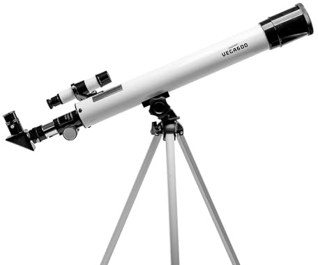Educational Insights GeoSafari Vega 600 Telescope - Beginner Telescope for Kids, Kids Planet Viewing, Astronomy and Stargazing, STEM Learning, Telescopes for Beginners, Explore Space, Moon, & Stars