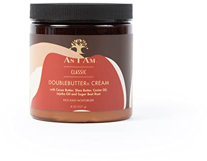 As I Am DoubleButter Cream Rich Daily Moisturizer, 227g/8 oz.