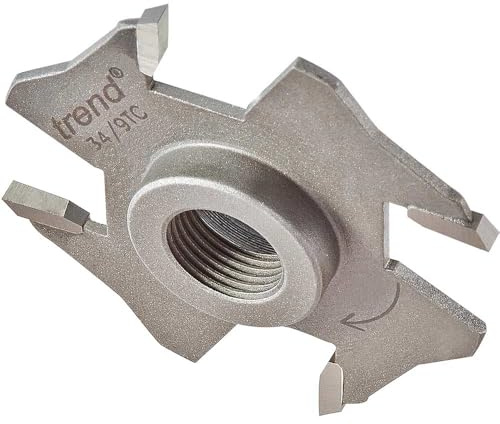 Trend Professional Slotter 2.5mm Kerf M12mm Bore Router Cutter | Professional Slotting Cutter For Precise 2.5mm Kerfs With M12 Thread And 12mm Bore, 34/9TC