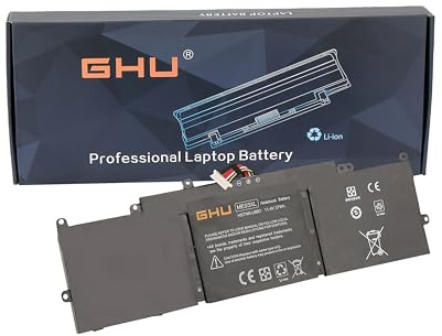GHU New ME03XL ME03 Battery 37 Wh Compatible with HP Stream 11 and Stream 13 C010NR Notebook 787521-005 787089-541 TPN-Q154 TPN-Q155 TPN-Q156 HSTNN-UB6M [11.4V 37Wh]