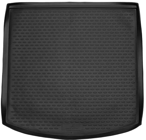 WALSER XTR Kofferraumwanne für VW Touran 2003-2015 7 Sitze, 3. Reihe geklappt-Lange Matte, 100% passgenaue Antirutschmatte Auto, Gummimatte Auto, Kofferraum Schutzmatte, Auto Gummimatten