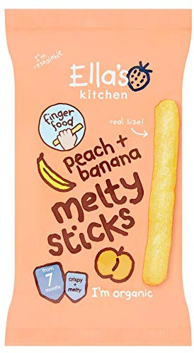 Ella's Kitchen Peach & Banana Melty Sticks, 16g