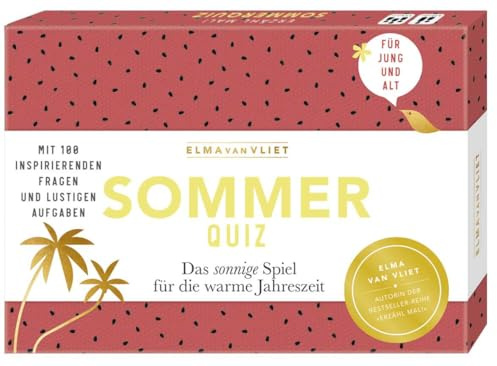Erzähl mal! Sommerquiz: Das sonnige Spiel für die warme Jahreszeit. Mit 100 inspirierenden Fragen und lustigen Aufgaben | Konversationsspiel für Erwachsene und Kinder ab 8 Jahren