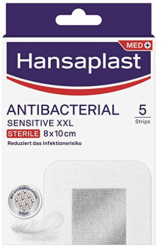 Hansaplast Wundverband Steril Sensitive 8x10cm, 5 St. Pflaster