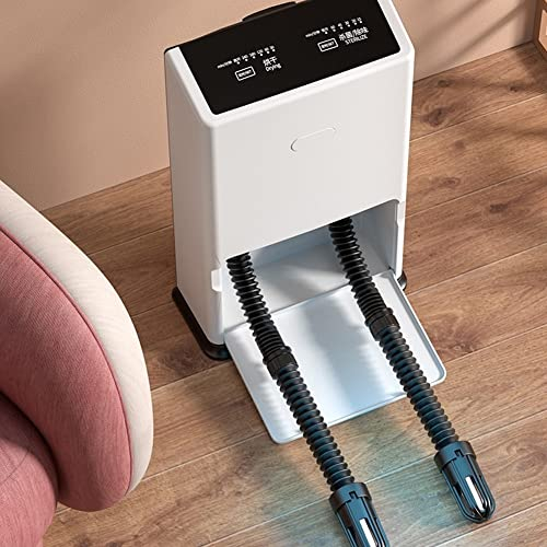 Mrzyzy Boots Dryer UVC Shoe Dryer, Glove Dryer & Boot Warmer with Heat Blower, Adjustable Rack and Timer, Multifunction Quick Drying for Long Boots, Shoes, Socks (Color : A)