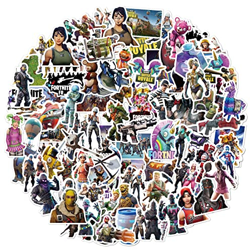 100 Game Aufkleber, Wasserfeste Vinyl Stickers für DIY Dekoration, Graffiti Style Decals für Auto Motorräder Laptop Fahrrad Skateboard Snowboard Gepäck Aufkleber MacBook iPad und mehr