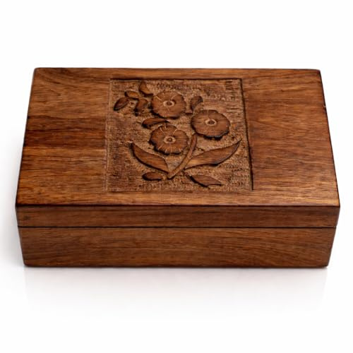 Geburtstagsgeschenkideen, handgefertigte, dekorative Holz-Schmuckschatulle, Schmuck-Organizer, Andenken-Box, Schatztruhe, Schmuckhalter, Uhrenschatulle, Aufbewahrungsbox, Jahrestag, Einweihungsfeier