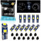 Alopee 12 Unidades Bombillas T5 LED + Bases Giratorias 12V para Panel de Instrumentos Coche - Kit Iluminación Interior (Compatibles 74/73/2721/2723/PC74/PC73) - Blanca