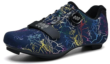 Hixingo Fahrradschuhe Radsportschuhe für Herren Damen, Rennrad MTB Radschuhe Mountainbike Schuhe Kompatibel mit Look SPD SPD-SL Unisex Atmungsaktive Draussen Radschuhe