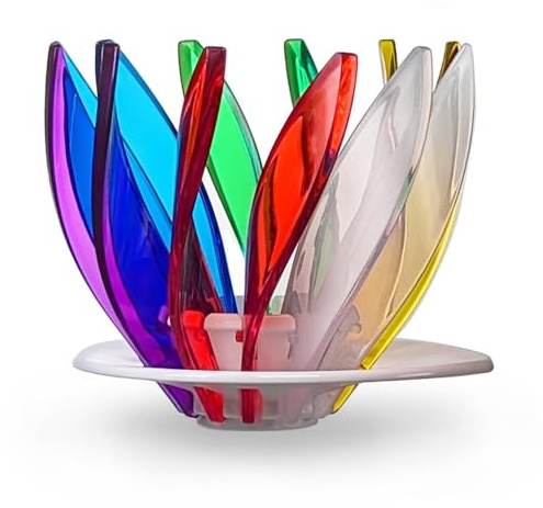 HARIO V60 VDSU-02-NJ Dripper SUIREN 02 Rainbow, für 1-4 Tassen, Kaffee, Handtropf-Regenbogen, bunt