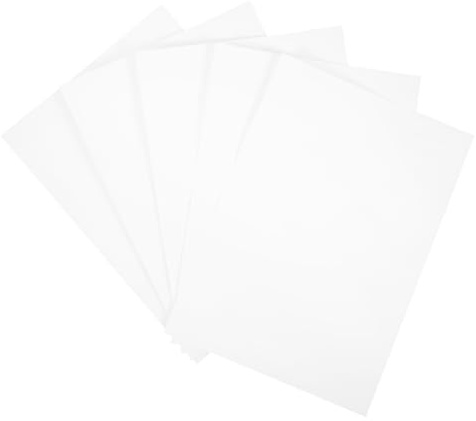 Gadpiparty Destructeur Papier Sachet de Feuilles Lubrifiantes en Papier Blanc 5pcs pour Prolonger la Durée de Vie et Protéger Engrenages