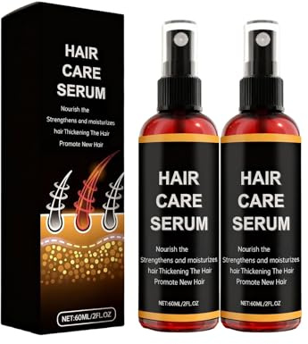 2PC Rosmarinöl Haare ür Haarausfall bei Frauen Männern, Haarwachstum beschleunigen,Hair Growth Serum enthält Bio-Rizinusöl,Biotin für Haare, Rosmarinwasser für Haare, Bartwuchsmittel Männer