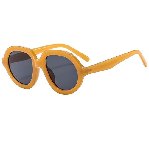 Damsolglasögon Med Stora Bågar For Pendlare, Utomhusfestdekoration, Solglasögon(Orange)