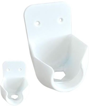 Gancio per tubo da giardino – Supporto da parete per esterni, design antiscivolo, fori di drenaggio integrati, conservazione nel cortile | Progettato per l'organizzazione