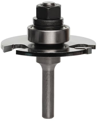 Freud 9/16 Depth Slotting Cutter Set with Tico Hi-Density Carbide for Maximum Performance - Includes Arbor & Bearing, 2 Diameter, 1/4 Shank, 1/8 Carbide Height, 2-3/8 Length, 16,000 RPM - 63-108