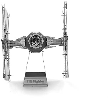 Metal Earth Puzzle 3D Caza Tie. Rompecabezas de Metal de Star Wars. Maquetas para Construir para Adultos Nivel Desafiante de 6.5 x 6 x 7.3 Cms