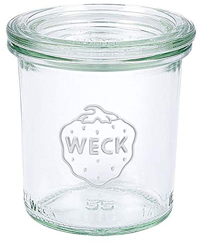 Weck Mini Sturzglas, Glas, Transparent, 180