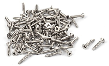 sourcing map m2.9 X 15 mm Kreuz mit Senkkopf Selbstbohrende Schraube 100 PCS de