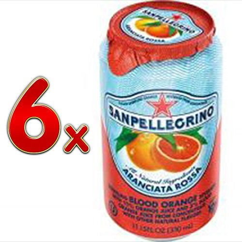 San Pellegrino De Naranja Sanguina 6 X 330 Ml
