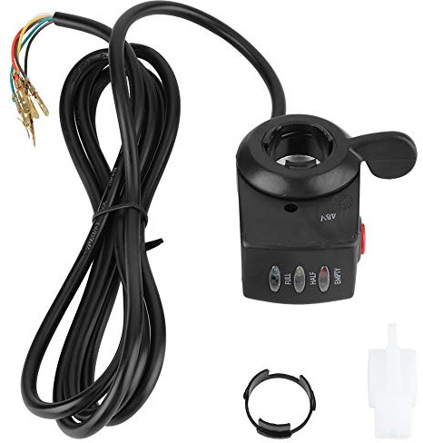 daumengas ebike,elektrische drosseln 48v,Ebike Gashebel Daumengas Gasgriff 48V Geschwindigkeit Steuerung Twist Thumb Throttle Assembly Daumengasgriff für E-Bike Elektrisches Fahrrad Elektroroller E-Sc