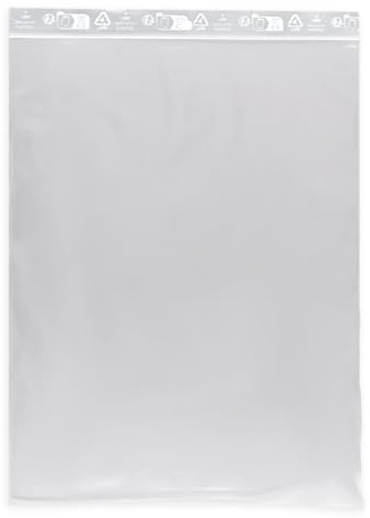 100 sachets à fermeture zip format 300 x 400 mm 30x40 cm pochette zip qualité alimentaire aux normes plastique CEE 50 microns sachet congélation prélèvement solide recyclable avec trou de suspension