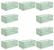Yardwe 10pcs Square Floral Foam Cage Flower Holder for Fresh Flowers Table Centerpiece Floral Arrangement Cage Bowl Green