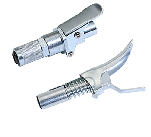 Hydraulische Selbstverriegelung Fettpresse Zerk Kupplung 10.000 PSI 1/8 Zoll NPT Einzel- und Doppelgröße (2 Stück gemischt)