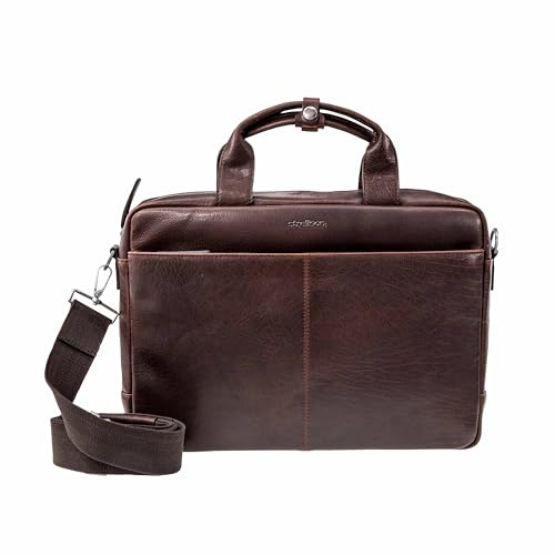 Strellson abbey briefbag shz,Darkbrown,
