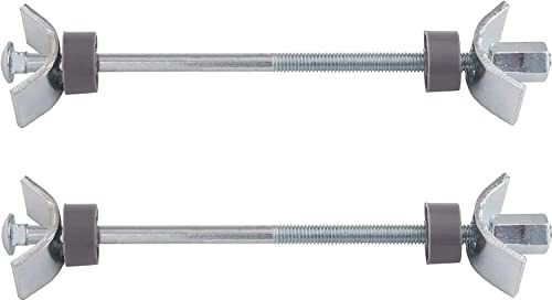 cyclingcolors 2x Möbelverbinder schrauben M6 x 65 metall Holzverbinder Plattenverbinde Arbeitsplattenverbinder Verbindungsschraube