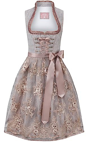 Stockerpoint Dirndl Astrid, Dämpad rosa, 40