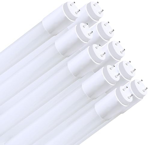 Europalamp 10 Tubes Neon LED 18W 120cm T8 Blanc Gamme Pro 6000k - Blanc froid