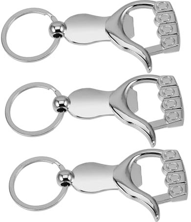 PACKOVE 3piezas Llaveros Granel De Cerveza Para Hombres Herramienta Para Abrir Latas