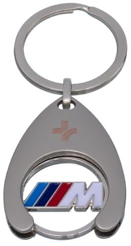 BMW M Perfomance Motorsport Schlüsselanhänger Einkaufswagenchip Keyring Chip Einkaufschip