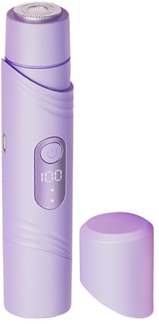 Depiladora Corporal Completa para Mujeres - Depiladora 2 en 1 para Axilas | Máquina Recargable Doble Cabezal Pantalla LCD Impermeable Segura Para Cuerpo Cara Labios