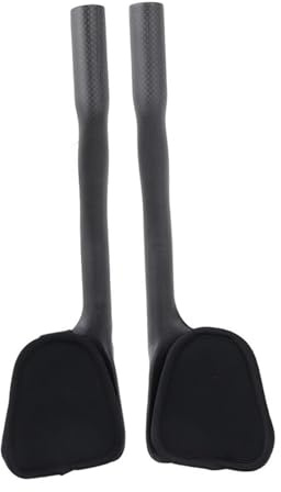 Harilla Apoyabrazos para Manillar de Bicicleta de Triatlón, para Bicicletas de Carretera, Componentes de Bicicleta, Manillar Ligero para Triatlón, Negro Mate